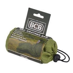 BCB - Termiczny worek ratunkowy - Bad Weather Bag - Zielony - CL182G