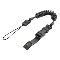 Cetacea Tactical - Basic Belt Loop Pistol Lanyard - Czarny