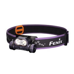 Fenix - Latarka czołowa LED - 1600 lm - 3400 mAh - Ciemnofioletowy - HM65R-T V2.0