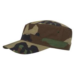 Helikon - Czapka patrolowa Combat Cap - PolyCotton Ripstop - Woodland - CZ-COM-PR-03