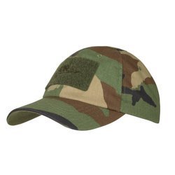 Helikon - Czapka z daszkiem Tactical Cap - Woodland - CZ-BBC-PR-03