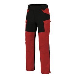 Helikon - Spodnie outdoorowe Hybrid Outback Pants - DuraCanvas - Crimson Sky / Czarne - SP-HOP-DC-8301A