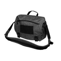 Helikon - Torba Urban Courier Bag Medium® - Nylon - Czarna / Szary melanż - TB-UCM-NL-M1