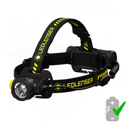 Ledlenser - Latarka czołówka H7R WORK akumulatorowa - 1000 lumenów - 4800 mAh - Czarna - 502195