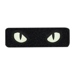 M-Tac - Naszywka Cat Eyes Type 2 - Laser Cut - Czarny / Fluo - 51350002