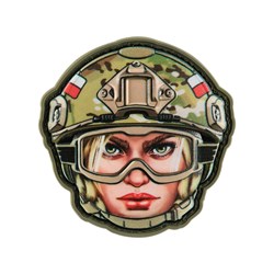 M-Tac - Naszywka Emoji Poland №5 Kobieta - PVC 3D - Camo - 51353605