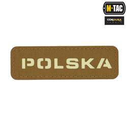 M-Tac - Naszywka Polska 25х80 - Laser Cut Fluorescencyjna - Coyote / Fluo - 51004205