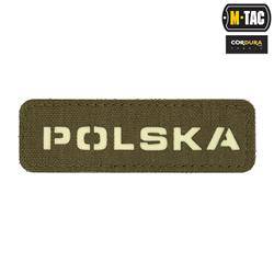 M-Tac - Naszywka - Polska 25х80 - Laser Cut Fluorescencyjna - Ranger Green/Lum - 51004223