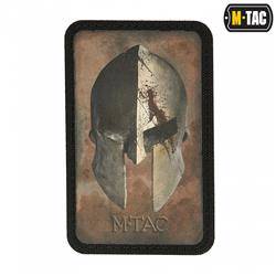 M-Tac - Naszywka Spartan Helmet - Morale Patch - Czarna / Coyote - 51102005