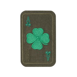 M-Tac - Naszywka Szczęśliwa Karta - Cordura 500D - Koniczyna - Ranger Green - 51391023