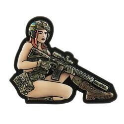 M-Tac - Naszywka Tactical Girl №2 - PVC - Pełny kolor - 51116203