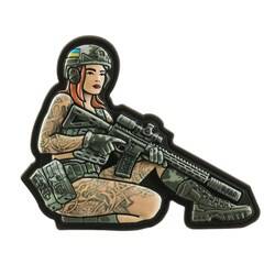 M-Tac - Naszywka Tactical Girl №2 Valkiria - PVC - Pełny kolor - 51116213