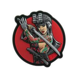 M-Tac - Naszywka Tactical Girl №3 Yakuza - PVC - Zielone tatuaże - Pełny kolor - 51116402