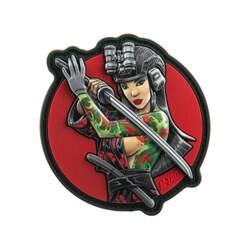 M-Tac - Naszywka Tactical Girl №3 Yakuza - PVC - Zielony wodograj - Pełny kolor - 51116401