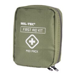 Mil-Tec - Apteczka First Aid Pack Midi - Zielony OD - 16025900