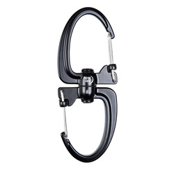 Nite Ize - Karabińczyk	S-Biner 360 SlideLock Dual Carabiner #4 - Czarny - SBLR4-01-R3