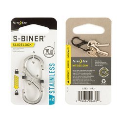 Nite Ize - S-Biner #2 SlideLock - Stalowy - LSB2-11-R3