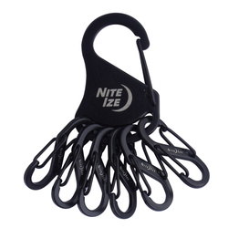 Nite Ize - S-Biner KeyRack Steel - Czarny - KRS-03-01