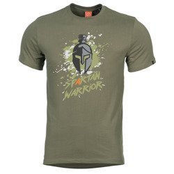 Pentagon - Koszulka Ageron T-Shirt - Spartan Warrior - Oliwkowy