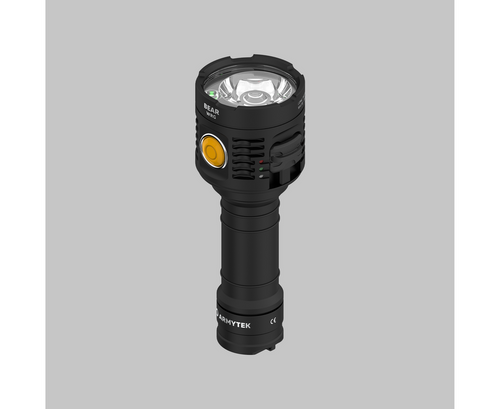 Armytek - Latarka LED Bear WRG - Ładowarka magnetyczna - 1500 lm - 510 m - Czarna - F09901C