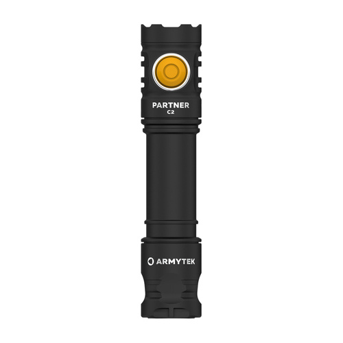 Armytek - Latarka LED Partner C2 - Światło białe - 1100 lm - 18650 - Czarna - F07802C