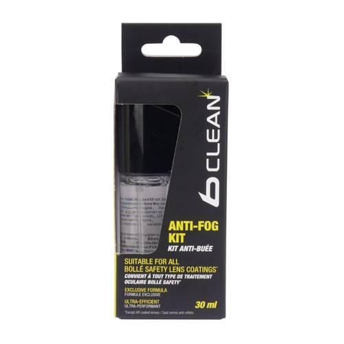 Bolle - Zestaw Anti-Fog B-Clean B200 ze ściereczką z mikrofibry - 30 ml - PACF030