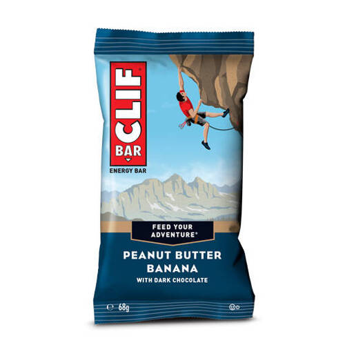 Clif Bar - Baton energetyczny - 268 kcal - Ciemna czekolada z masłem orzechowym i bananem - CB05