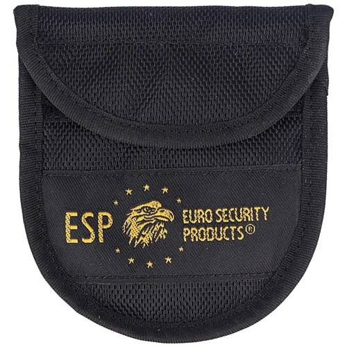 ESP - Lusterko taktyczne do pałki teleskopowej 71 mm z etui - Czarne - BMO-02-18 / BMH-02