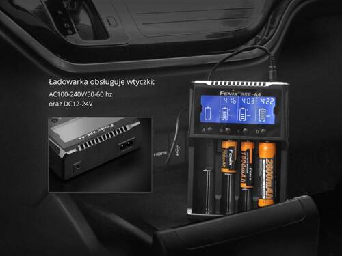 Fenix - Ładowarka sieciowa ARE-A4 Multifunctional Battery Charger