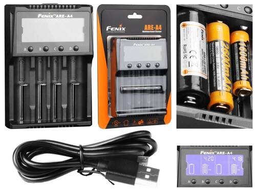 Fenix - Ładowarka sieciowa ARE-A4 Multifunctional Battery Charger