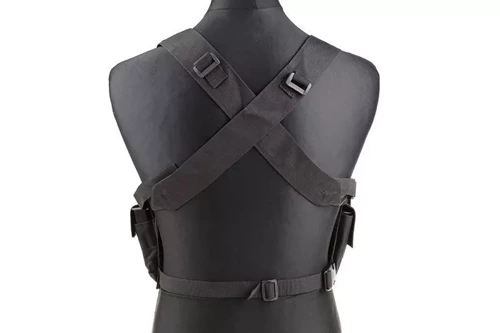 GFC Tactical - Kamizelka taktyczna Chest Rig - Nylon - Czarny - GFT-18-007965