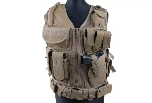 GFC Tactical - Kamizelka taktyczna KAM-39 - Brązowa - GFT-18-001855