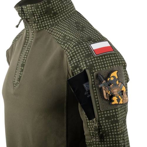Helikon - Bluza MCDU Combat Shirt - Desert Night Camo / Olive Green - BL-MCD-SP-0L02A