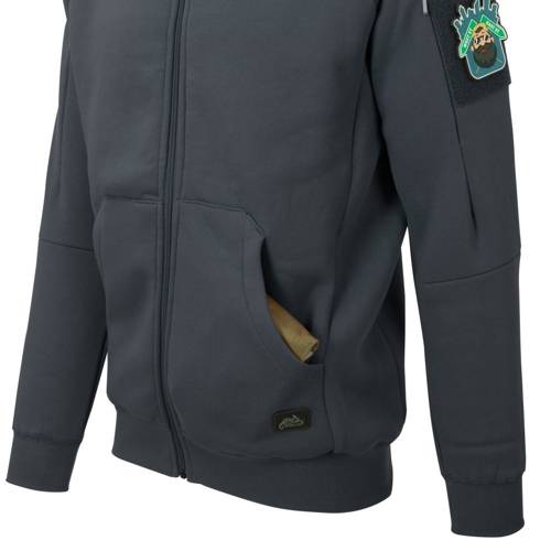 Helikon - Bluza Urban Tactical Hoodie Lite - FullZip - Niebieska - BL-ULF-CB-65