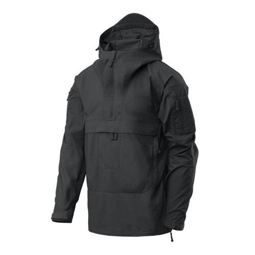 Helikon - Kurtka Anorak Tracer - Polycotton Stretch Ripstop - Czarna - KU-TRR-SP-01