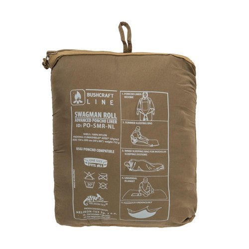 Helikon - Poncho ocieplane Swagman Roll® - Climashield® Apex™ - Alpha Green - PO-SMR-NL-36