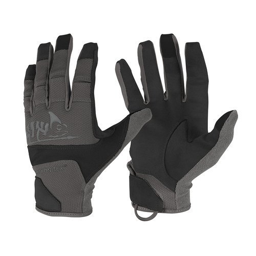 Helikon - Rękawice Range Tactical Gloves Hard - Czarny / Shadow Grey - RK-RNG-PO-0135A