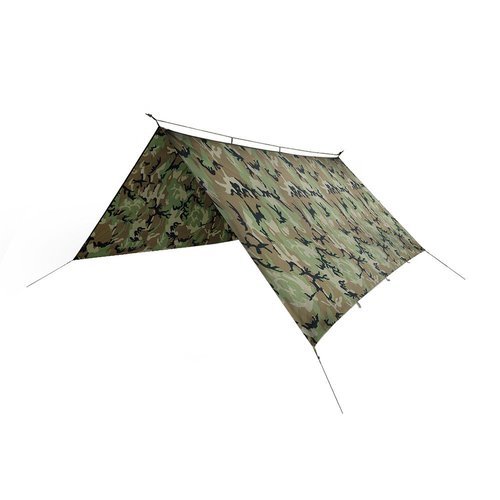 Helikon - Tarp, płachta biwakowa Supertarp Small - 250 x 200 cm - Woodland - PO-STS-PO-03