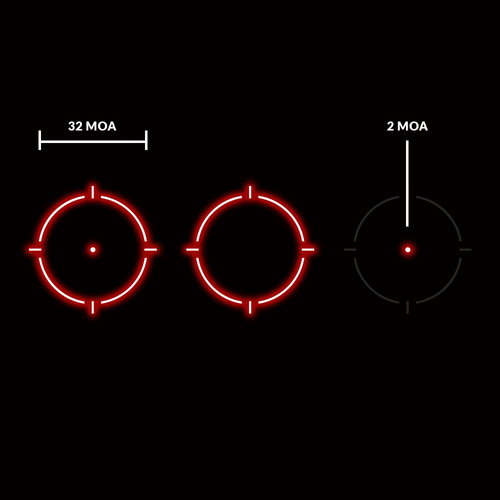 Holosun - Kolimator AEMS Red Dot - Montaż 1/3 Co-Witness - AEMS-211301