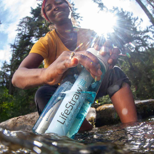 LifeStraw - Butelka filtrująca do wody Go - 0,65 L - Przezroczysta