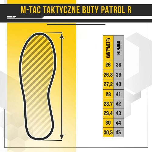 M-Tac - Buty taktyczne Patrol R - Czarne - 30203902