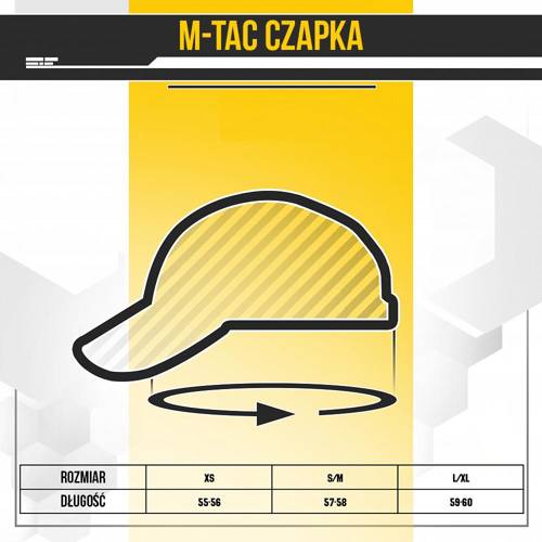 M-Tac - Czapka z daszkiem Flex - Czarna - 40534062