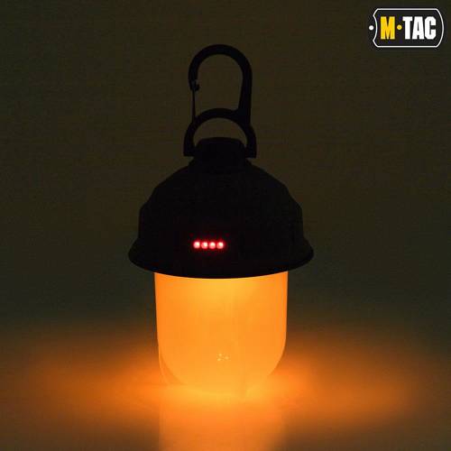 M-Tac - Lampa turystyczna LED akumulatorowa - Olive  - MTC-KS078