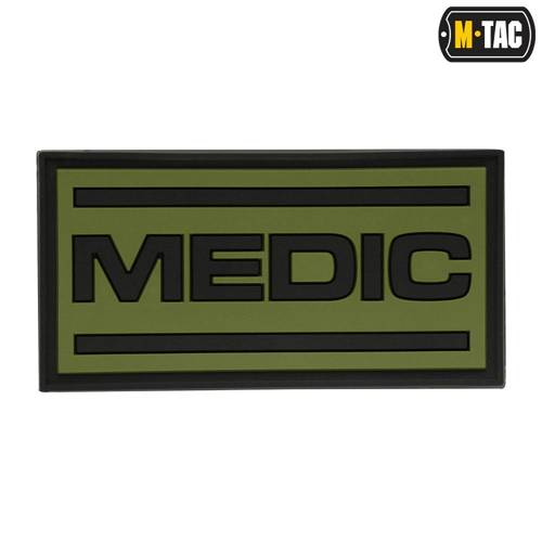 M-Tac - Naszywka 3D PVC Medic - Czarny / Oliwkowy - 51125102