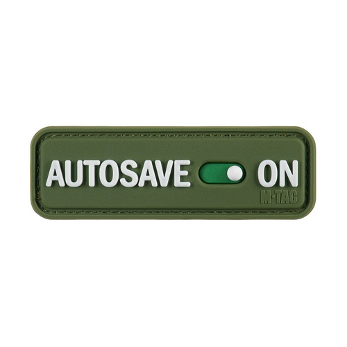 M-Tac - Naszywka Autosave PVC - 3D - Oliwkowy - 51116701