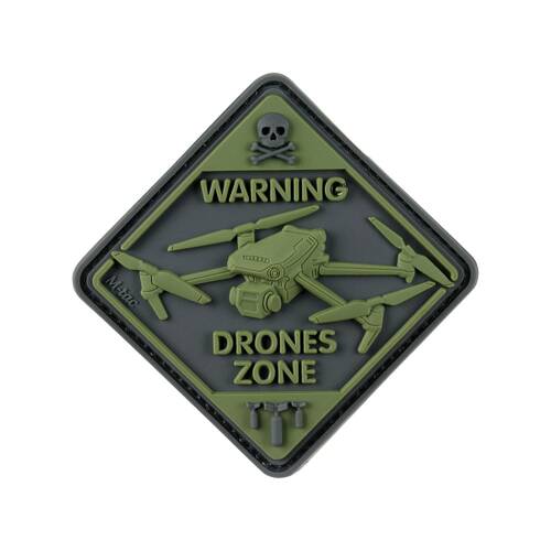 M-Tac - Naszywka Drone Zone - PVC 3D - Oliwkowy - 51346001