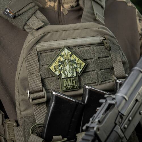 M-Tac - Naszywka MG Operator - PVC - Drukowana - Ranger Green - 51348123