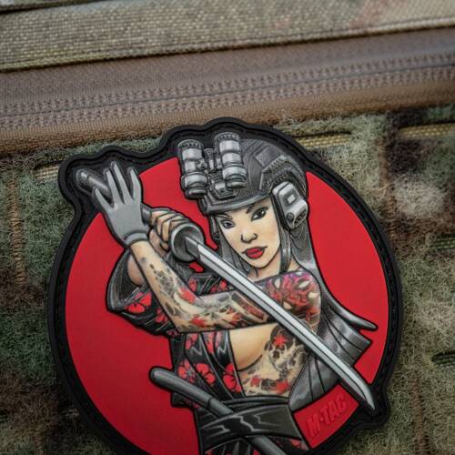 M-Tac - Naszywka Tactical Girl №3 Yakuza - PVC - Czarne tatuaże - Pełny kolor - 51116404