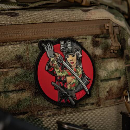 M-Tac - Naszywka Tactical Girl №3 Yakuza - PVC - Zielony wodograj - Pełny kolor - 51116401