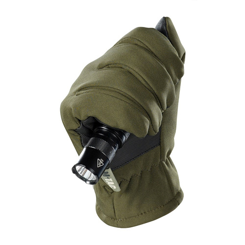 M-Tac - Rękawice taktyczne Soft Shell Thinsulate - Oliwkowy - 90308001